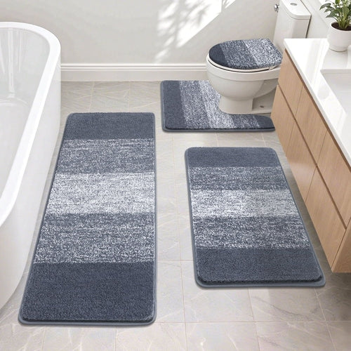 Non-Slip Bath Mat Set