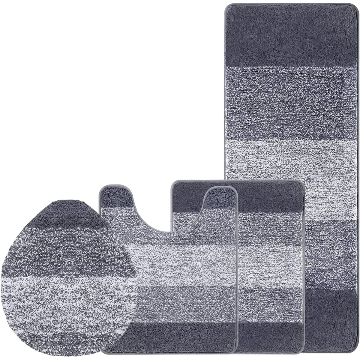 Non-Slip Bath Mat Set